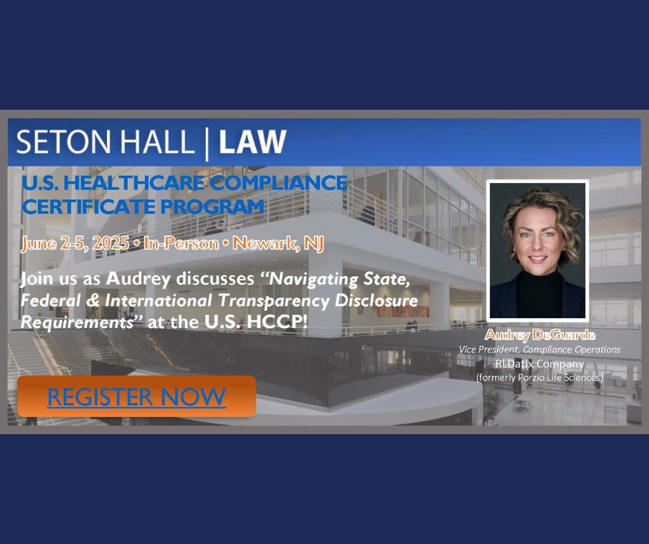Seton Hall University School of Law U.S. Healthcare Compliance Certificate Program